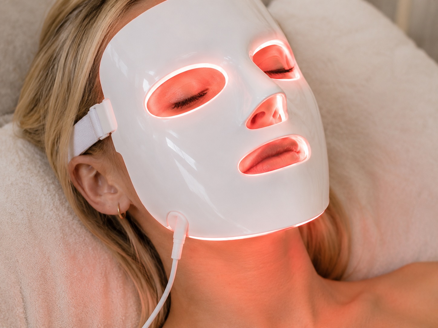 Máscara LED para tratamiento facial
