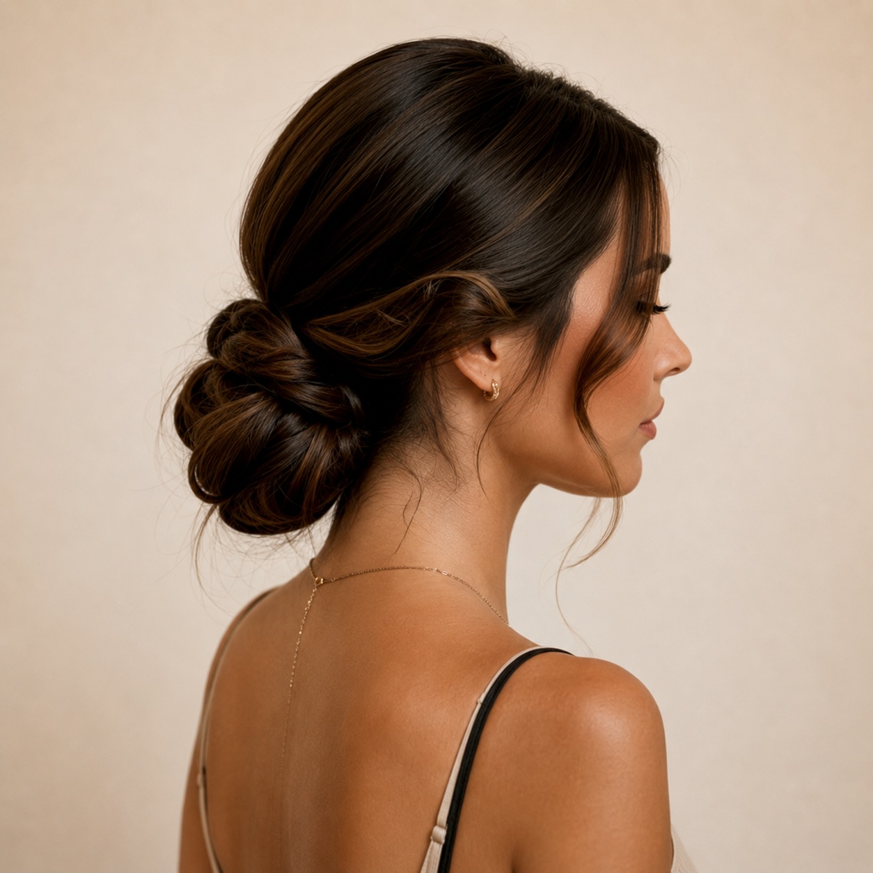 Recogido boho lateral suave